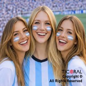 MAQUILLAJE BANDERITA ARGENTINA EN BARRA 6 GR